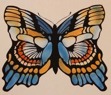 Lovely Silk Screen Print Butterfly by Diane Gunkel