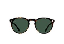 Raen Remmy Brindle Tortoise Green Polarized 49mm Sunglasses Authentic New