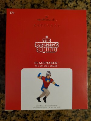 2021 Hallmark Keepsake Christmas Ornament Peacemaker The Suicide Squad John Cena