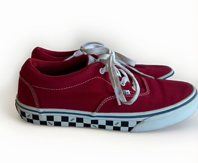 VANS Era Check Block - Tango Red  *Unisex EUR 36.5, Youth 5
