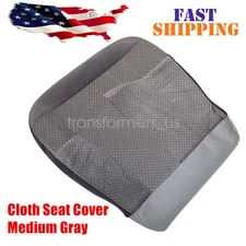 Fits 1999-00 Ford F150 XLT Driver Side Bottom Replacement Cloth Seat Cover Gray