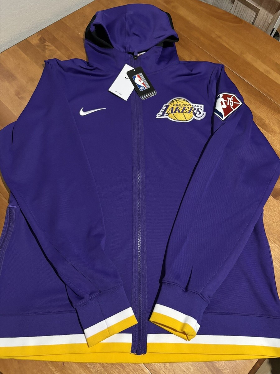 NEW Nike LA Lakers Authentic Showtime Hoodie 75th Anniversary