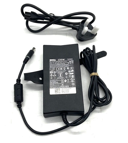 Original Dell Slim-Line 19,5V 6,7A 130W 7,4mm Laptop Adapter Ladegerät + Netzkabel