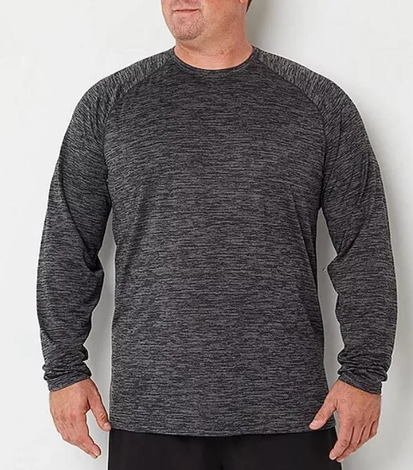 Xersion EverAir Mens Crew Neck Long Sleeve T-Shirt Big and Tall 5XL - NWOT