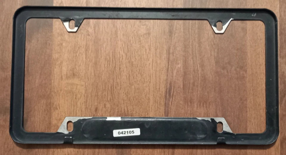 Bandera de Gran Bretaña Metal Negro Aluminio Marco de matrícula de coche Foto 2 de 2