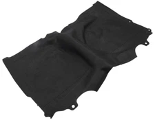 OER Black Rubber Floor Mat With Large Hump For 1973-1988 Chevy and GMC Trucks