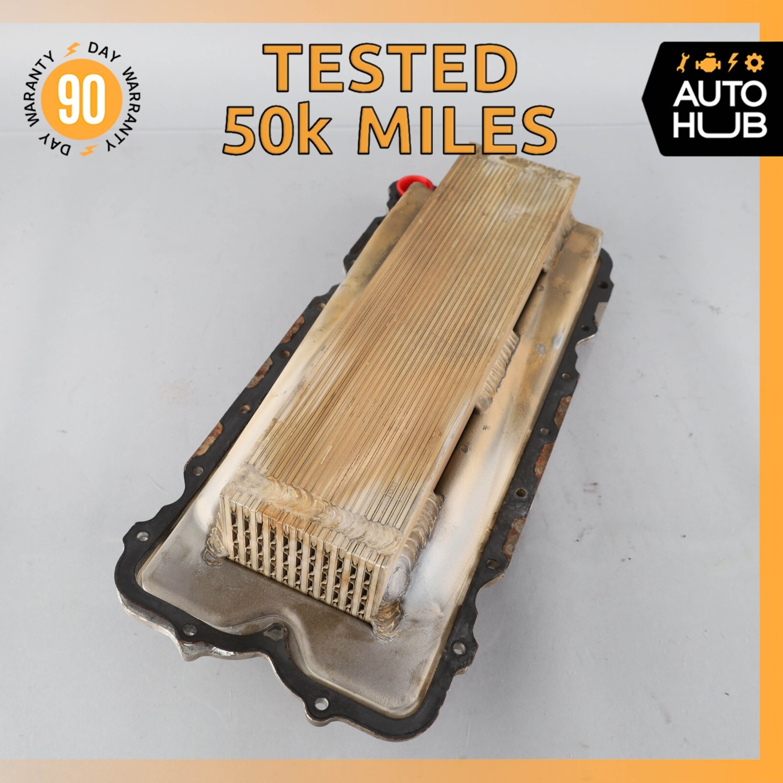 02-07 Maserati Coupe 4200 M138 Quattroporte Engine Oil Heat Exchanger OEM 50k