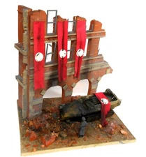 Dioramas Plus DP24 Fall Of Berlin 1/35 Scale Model Kit Diorama Base + Detail Set