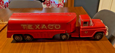 Vintage early 1960s pressed steel Texaco toy tanker by Buddy L
