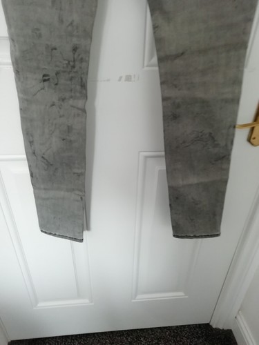 Frame Denim Jeans Size 27 Two Tone Grey Wash Le Skinny De Jeanne Pockets W28 L28 - Picture 5 of 10