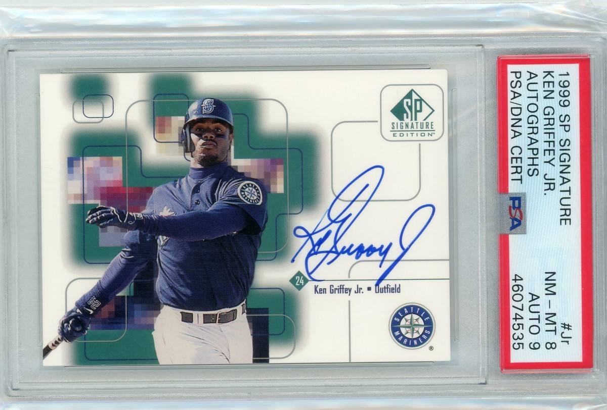 1999 SP Signature #Jr. Ken Griffey Jr. Autographs PSA 8 Auto 9 | eBay