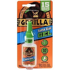 Gorilla Super Glue Gel, 15 g, Clear 24 Pack 