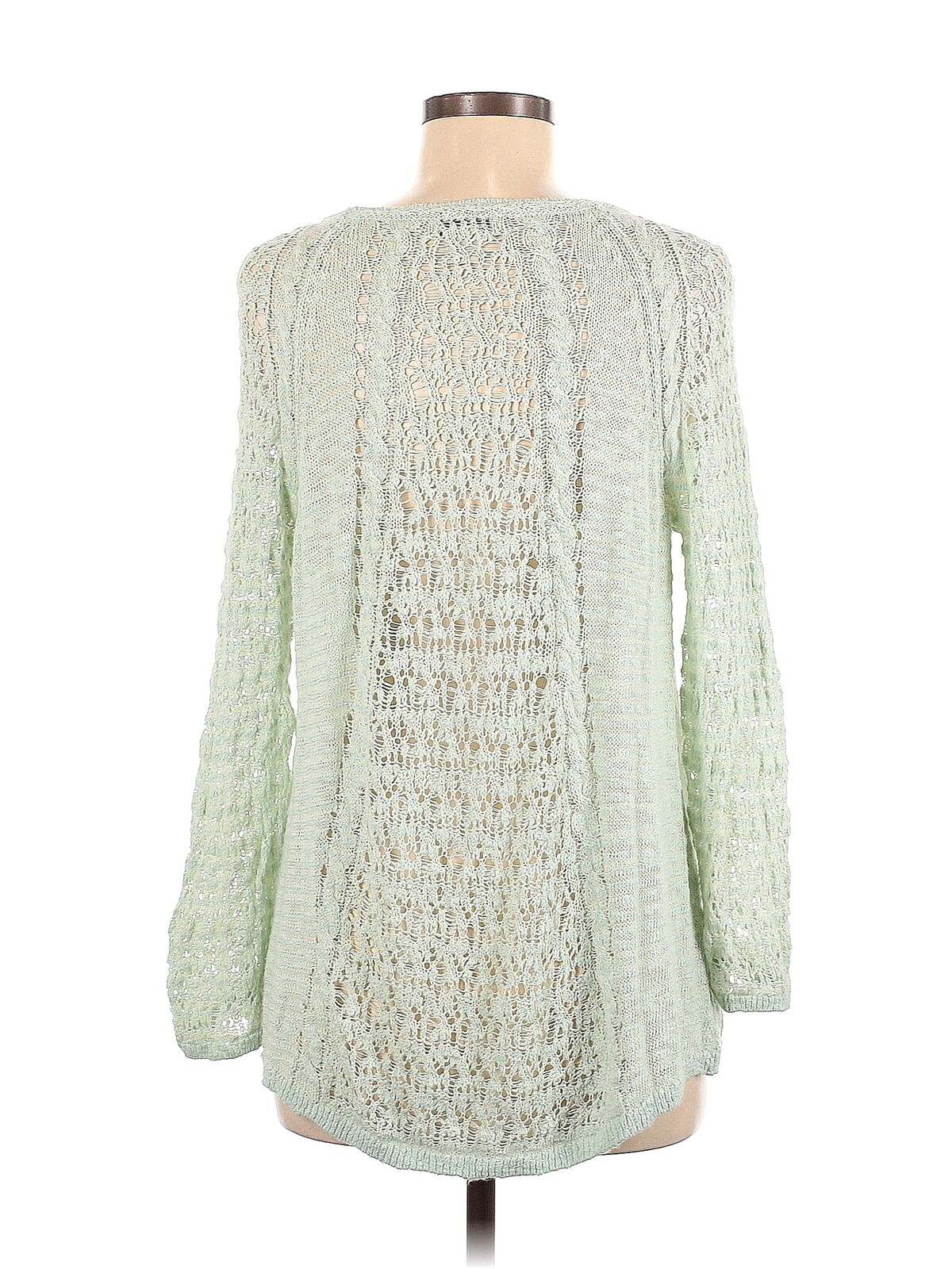 Lucky Brand Women Green Pullover Sweater M - image 2