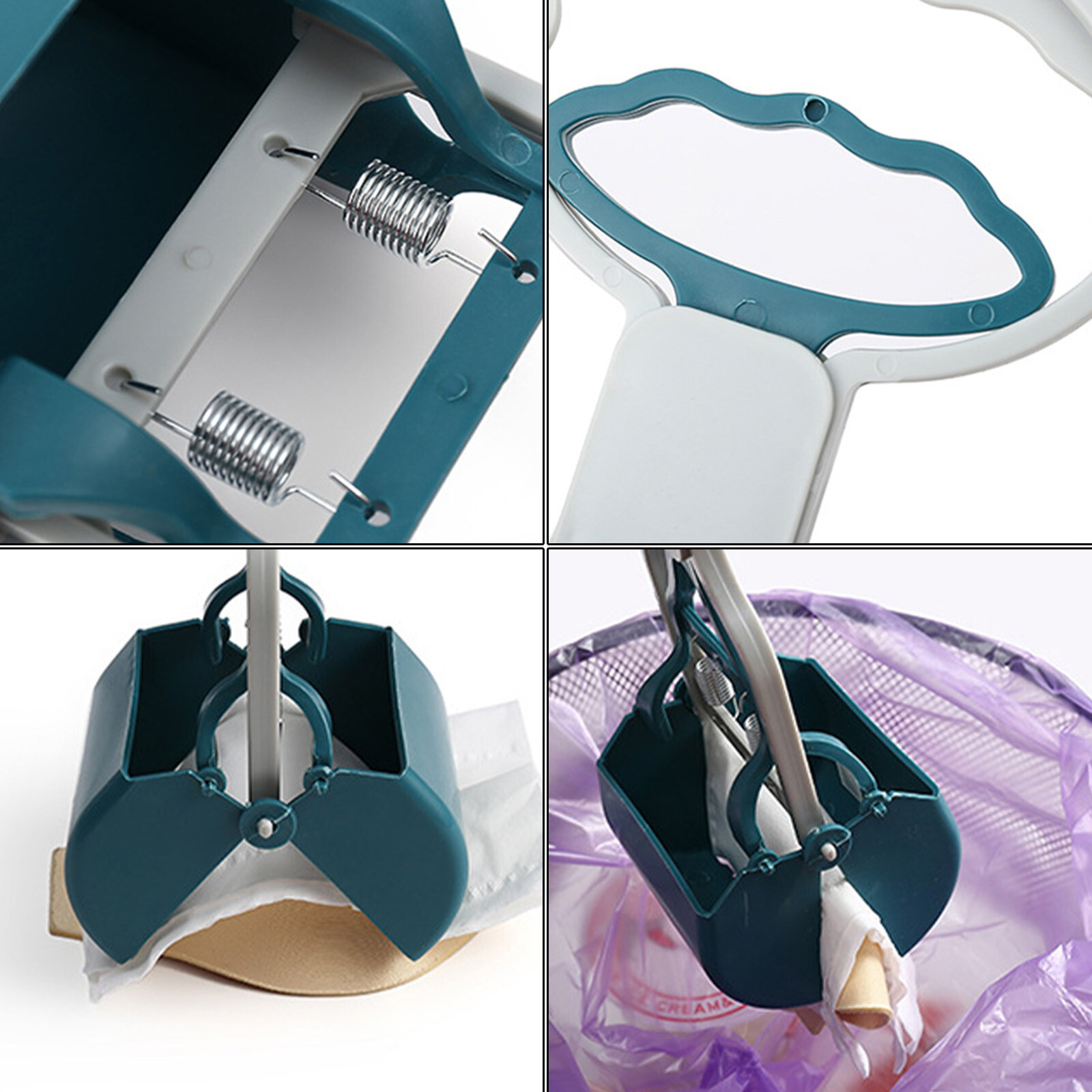 Pet Dog Waste Easy Pickup Pooper Scooper Walking Poo Poop Scoop Grabber