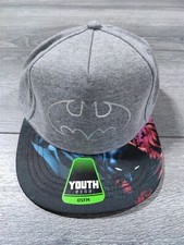 Batman Hat Boys Youth One Size Fits Most DC Comics Snapback Baseball Cap Gift