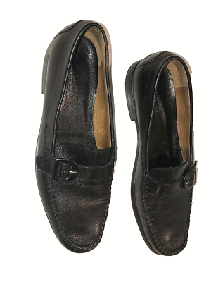 Men\'s Bally Loafers Black 10.5 Bally Black Buck Leather Loafers Men main image 3
