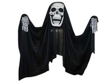 Reaper Curtain 10 Ft Halloween Haunted House Prop Skeleton Window Door Coverings