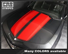 Chevrolet Camaro 2010-2015 Convertible Rally Racing Stripes Decals -choose Color