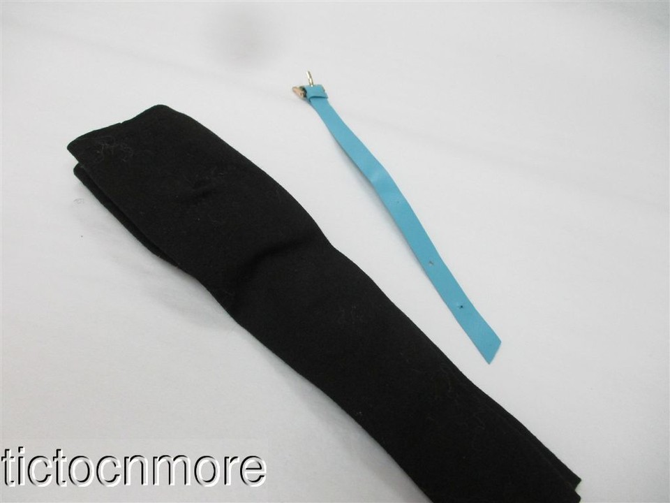 VINTAGE BARBIE DOLL CLOTHES FASHION PAK EARLY BLACK SLACKS PANTS & BLUE