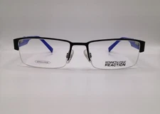 Kenneth Cole Reaction KC767 002 Black Semi Rimless Eyeglasses Frame 53-17-140