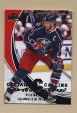 2008-09 Upper Deck Hockey Captains Calling Rick Nash (Blue Jackets)