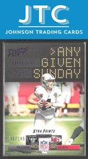 2021 Prestige Derek Carr Any Given Sunday Xtra Points Purple Raiders #/149
