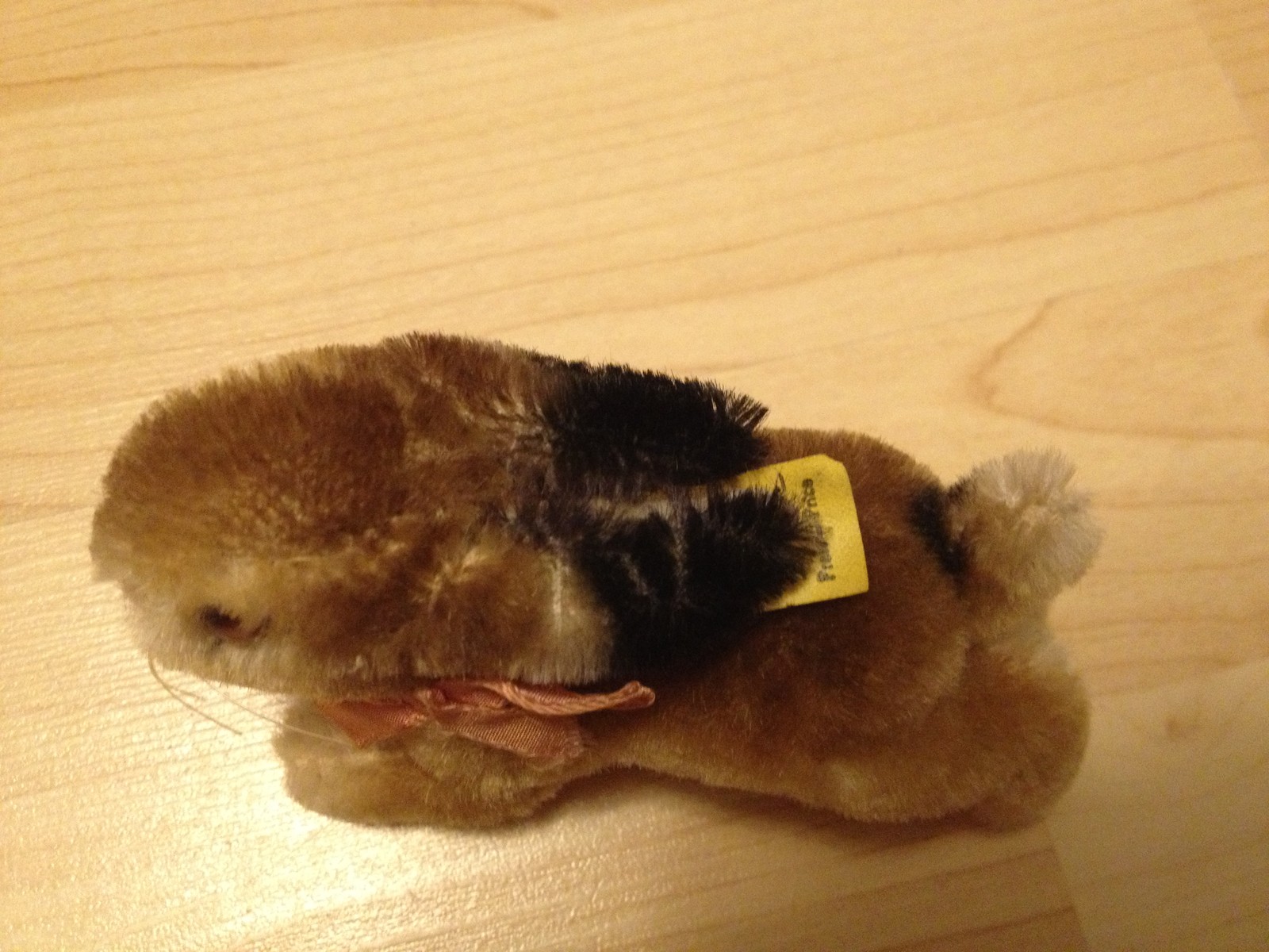 STEIFF Vintage 1950's JUMPING MOHAIR BUNNY RABBIT ALL TAGS BELL IN EAR ...