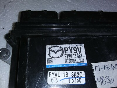 PY9V 18 881 Mazda 3 Mazda3 2017-2018 ecm ecu computer | eBay