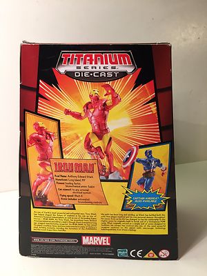 Marvel Legends Titanium Series Die Cast Iron Man Figure, Brand New 