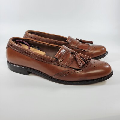 Allen Edmonds Mens Bridgeton Leather Kiltie Tassel Dress  display picture 1