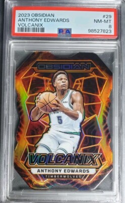 2023-24 Panini Obsidian Volcanix #29 Anthony Edwards | eBay
