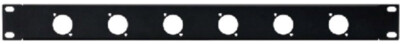 MONACOR RCP-8731U 1HE-Blende mit Bohrung