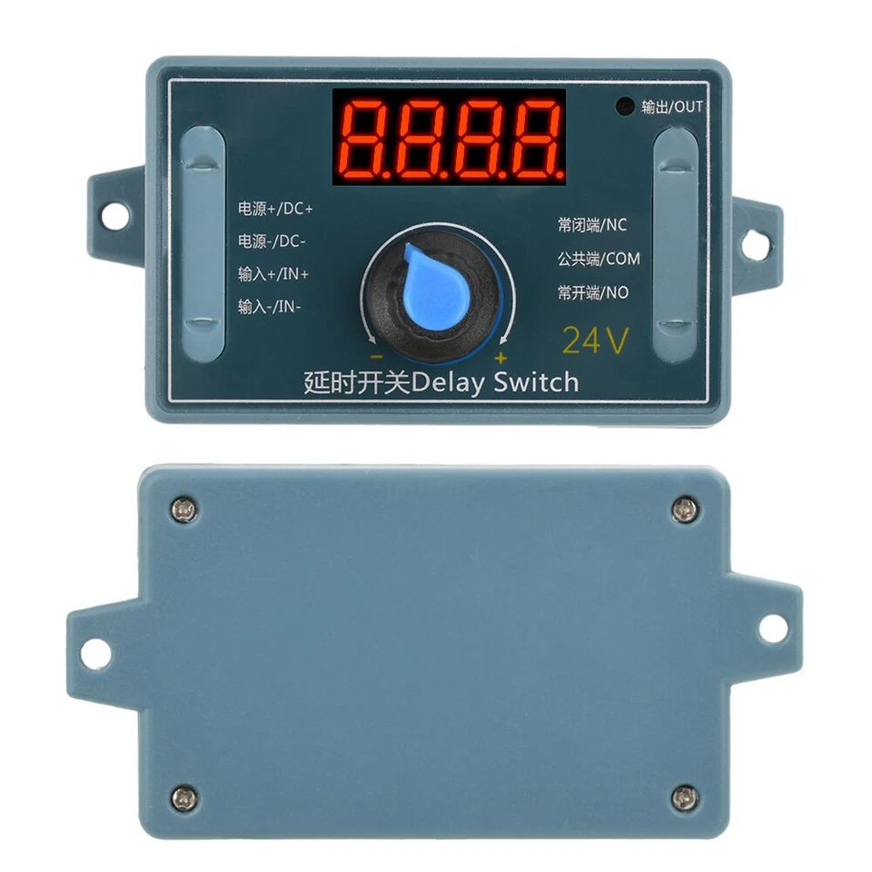 DC5V 12V 24V Adjustable Time Delay Relay Module LED Digital Timer Control Switch - Image 2 of 4