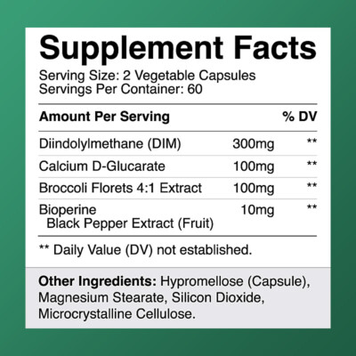 glutathione bioperine Dim Complex+Bioperine Capsules - Relieves Menopause And Improves Hormone Balance