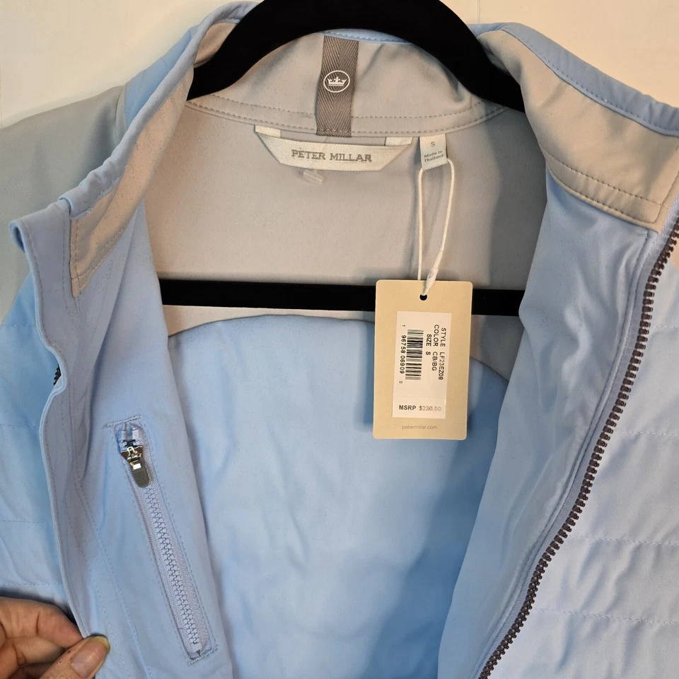Jaqueta Peter Millar Crown Sport Feminina Merge Elite Cottage Azul Nova Com Etiqueta Pequena $230 - Imagem 3 de 4