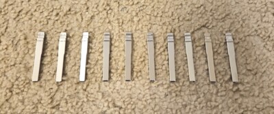 10x Uncut Universal Flip Remote Key Blade Blank For Ford Type HU101 FO-24