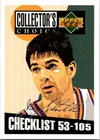 1994 Upper Deck Collector's Choice Basketball Silver Signature John Stockton #208