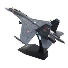1/100 SU-35 Super Flanker Heavy Aircraft Fighter Model Military Ornament Display