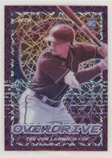 2021 Panini Chronicles Overdrive Purple Velocity Prizm Trevor Larnach #23 2l4