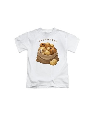Pigtatoes Erwachsene T-Shirt Fun Meerschweinchen Motto Kartoffel Meme Fun Top