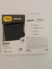 OtterBox iPhone 17 Pro Max 6.9" Defender Series Case BLACK includes holster clip