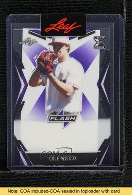 2020 Leaf Flash 1/1 Cole Wilcox #BA-CW1 READ 2q0