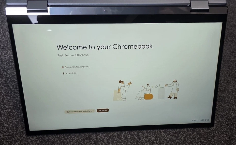 ASU’s Chromebook Flip C433t - 14” Touchscreen 4gb Convertible Laptop With Case - Image 2 of 4