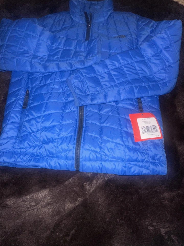 North Face Boy's Thermoball Full Zip Jacket in Monster Blue M(10-12) BNWT 2018 - Image 2 of 4