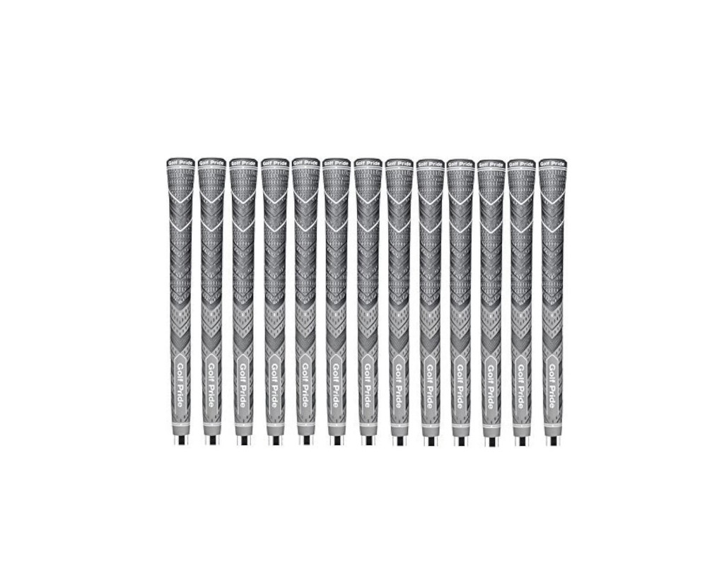 Set of 13 NEW Golf Pride MCC Plus4 Grips, Gray, Midsize