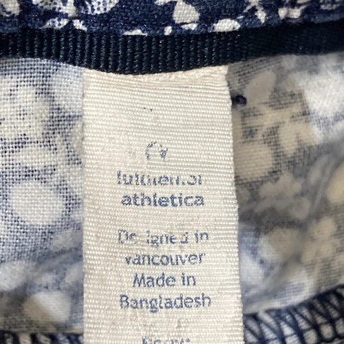 Lululemon Athletica, Shorts, Größe: 34, Blau/Weiß, Bio-Baumwolle/Elasthan #mka - Bild 3 von 5