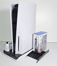 Sony PlayStation 5 PS5 Disc Edition 825GB With 2 Controller+stand+charger+4games