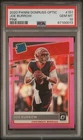 Joe Burrow Rookie Pink SSP PSA 10 GEM MINT 2020 Donruss Optic #151 RC