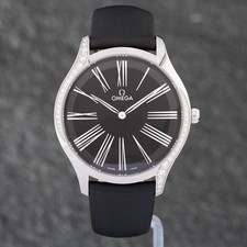 Second Hand OMEGA De Ville Tresor Diamond Bezel Watch 42817
