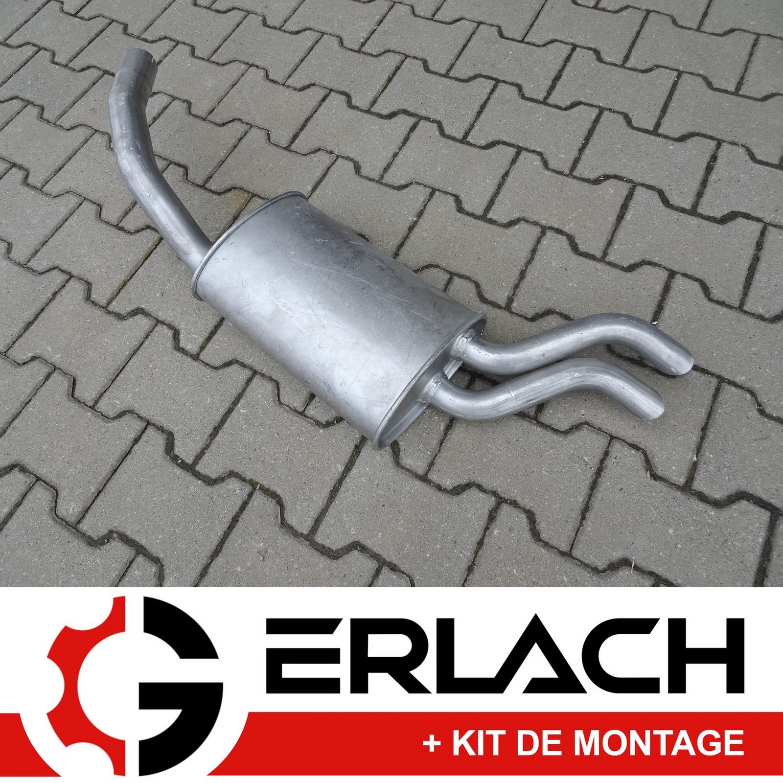 Silencieux arrière pour Citroën Fiat Peugeot 1.9 2.0 pot d'échappement 3539